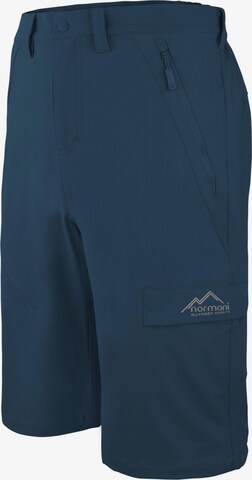 Regular Pantalon outdoor 'Minkey' normani en bleu