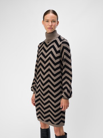 Robes en maille 'OBJRAY' OBJECT en gris : devant
