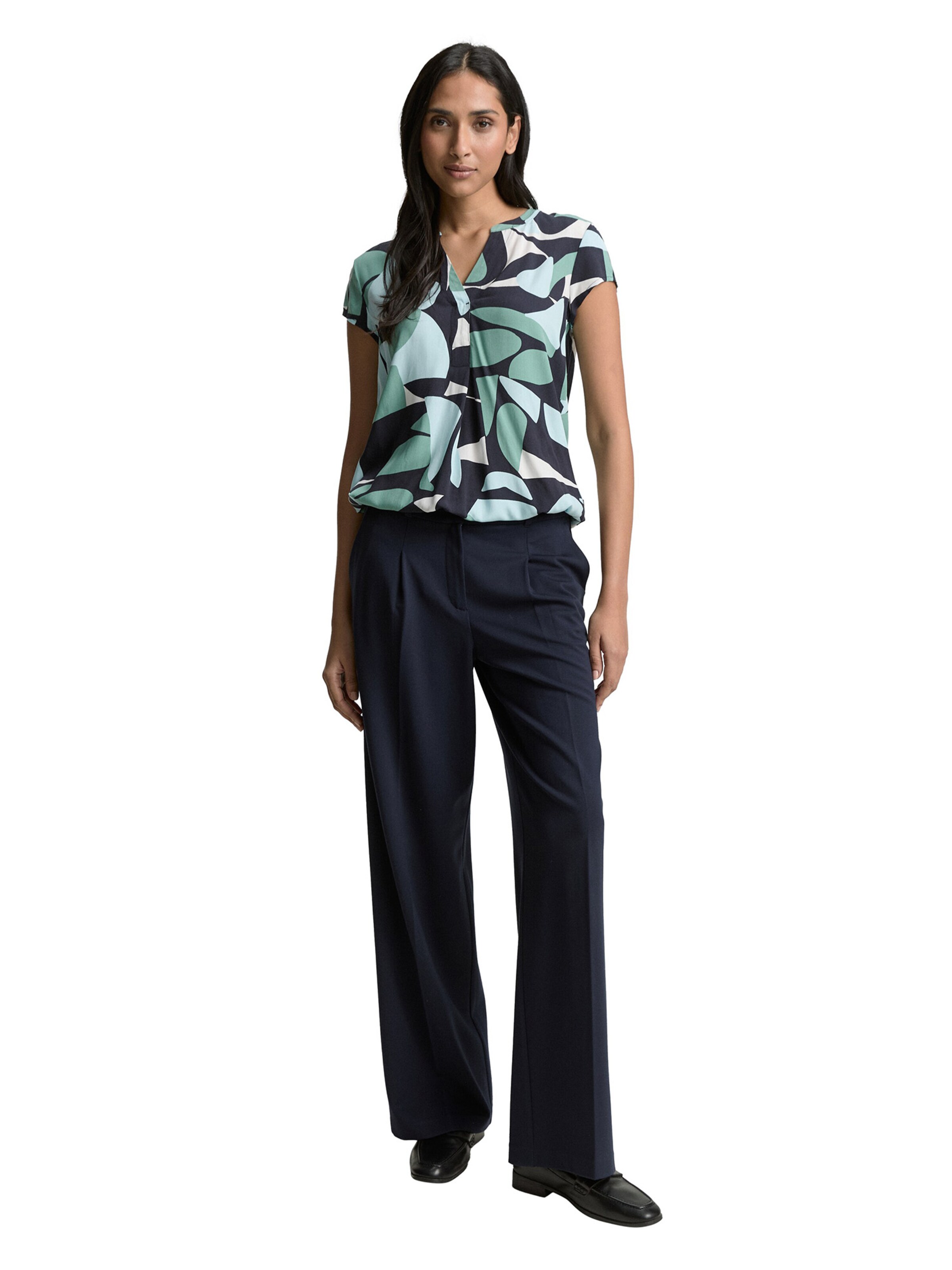 TOM TAILOR Blúz - zöld