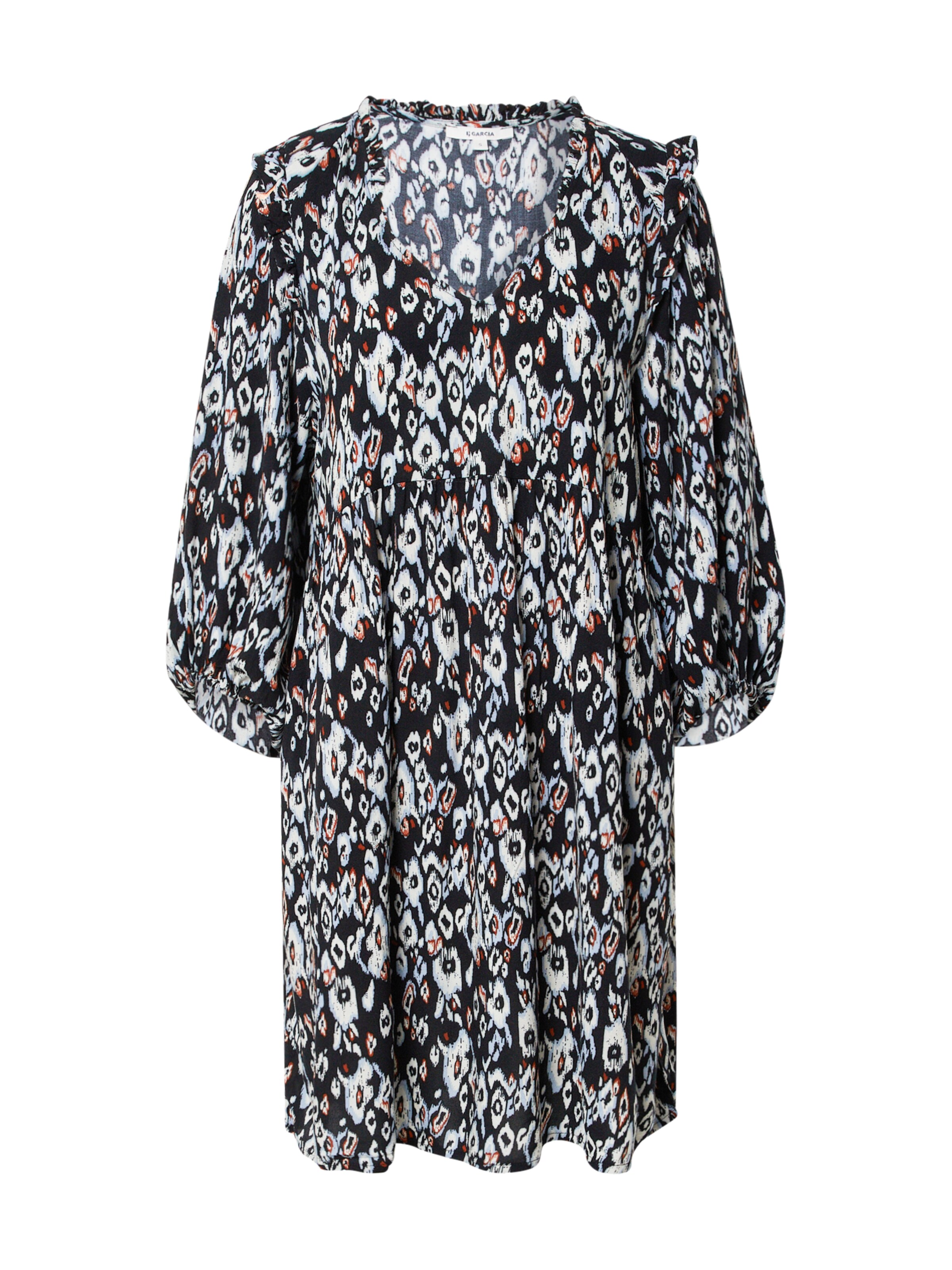 pasztellkék / vérvörös / fekete / fehér GARCIA Ruha, Termék nézet