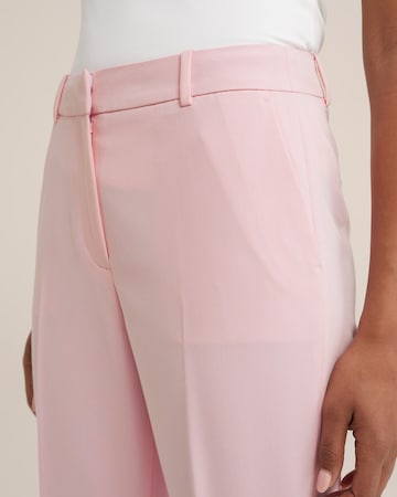 WE Fashion regular Παντελόνι με τσάκιση σε ροζ
