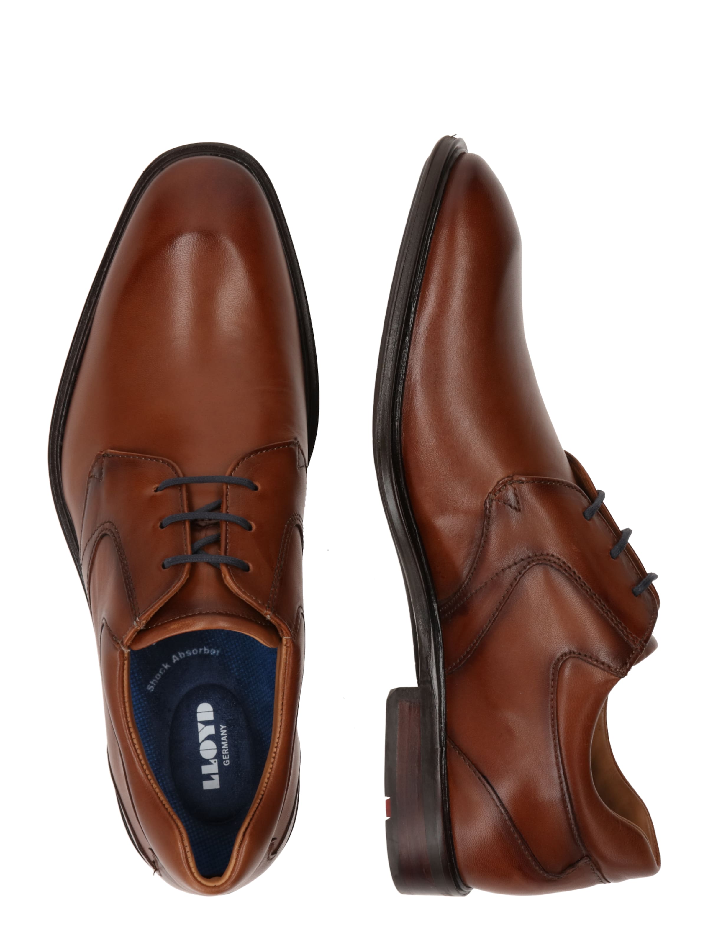 LLOYD Δετό παπούτσι 'MONTY' σε καφέ