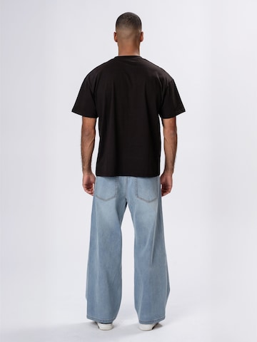 regular Pantaloni ' Performance ' di TEESHOPPEN in blu: dietro