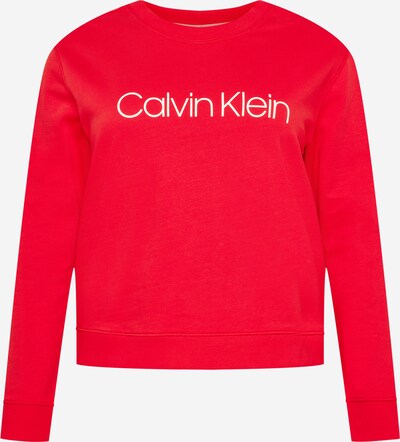 Calvin Klein Curve Суичър в червено / бяло, Преглед на продукта