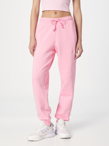 ADIDAS SPORTSWEAR Tapered Sportbroek 'All Szn Fleece' in Roze: voorkant