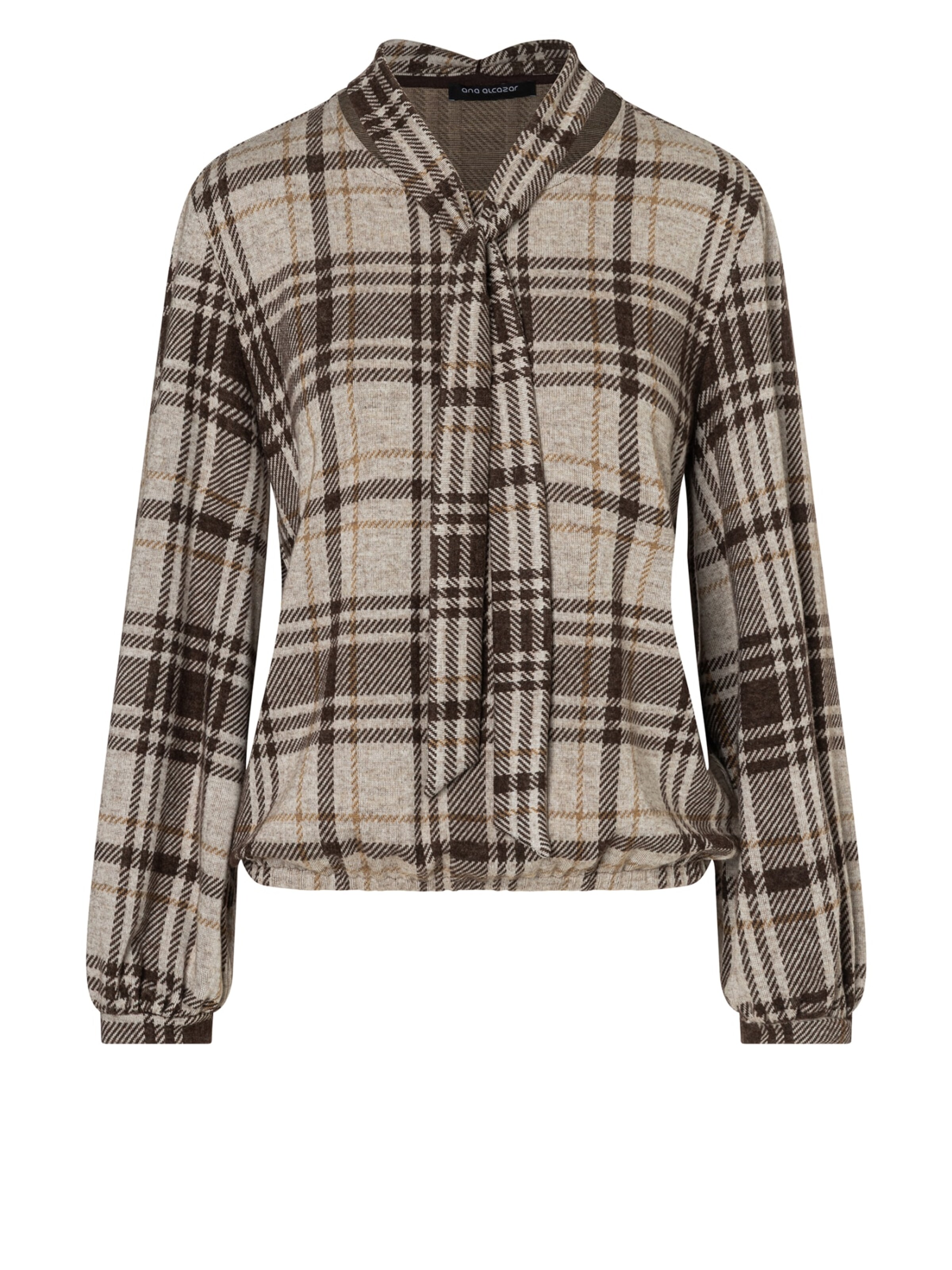 Ana Alcazar Shirt ' Enlove ' in Brown: front