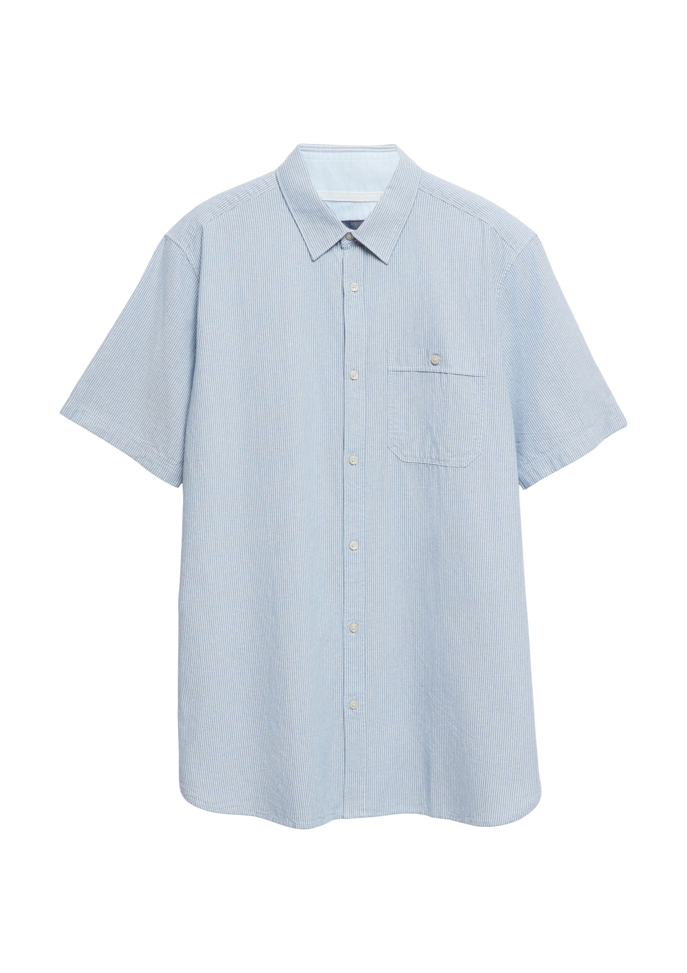 s.Oliver Regular Fit Hemd in Blau: Vorderseite