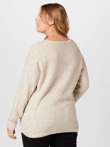 Vero Moda Curve Sweter w kolorze beżowy