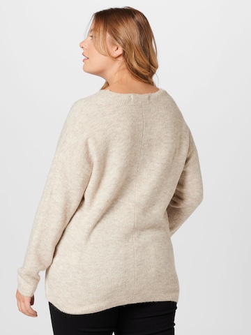 Vero Moda Curve Sweater in Beige