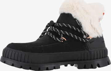 Bottines à lacets 'Pallashock Lo Hiver' Palladium en noir : devant
