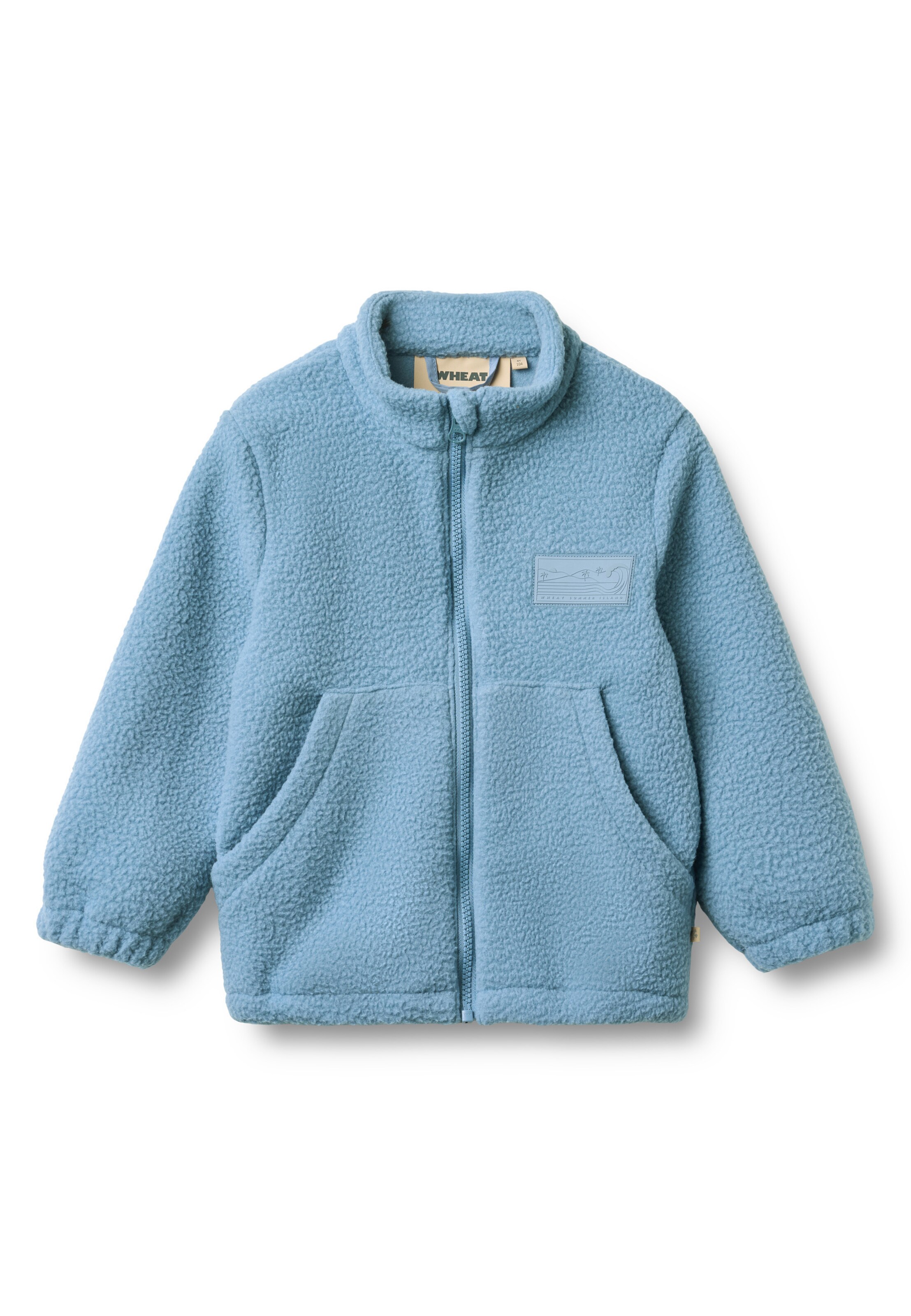WHEAT Fleece jacket 'Helge' in Blue: front
