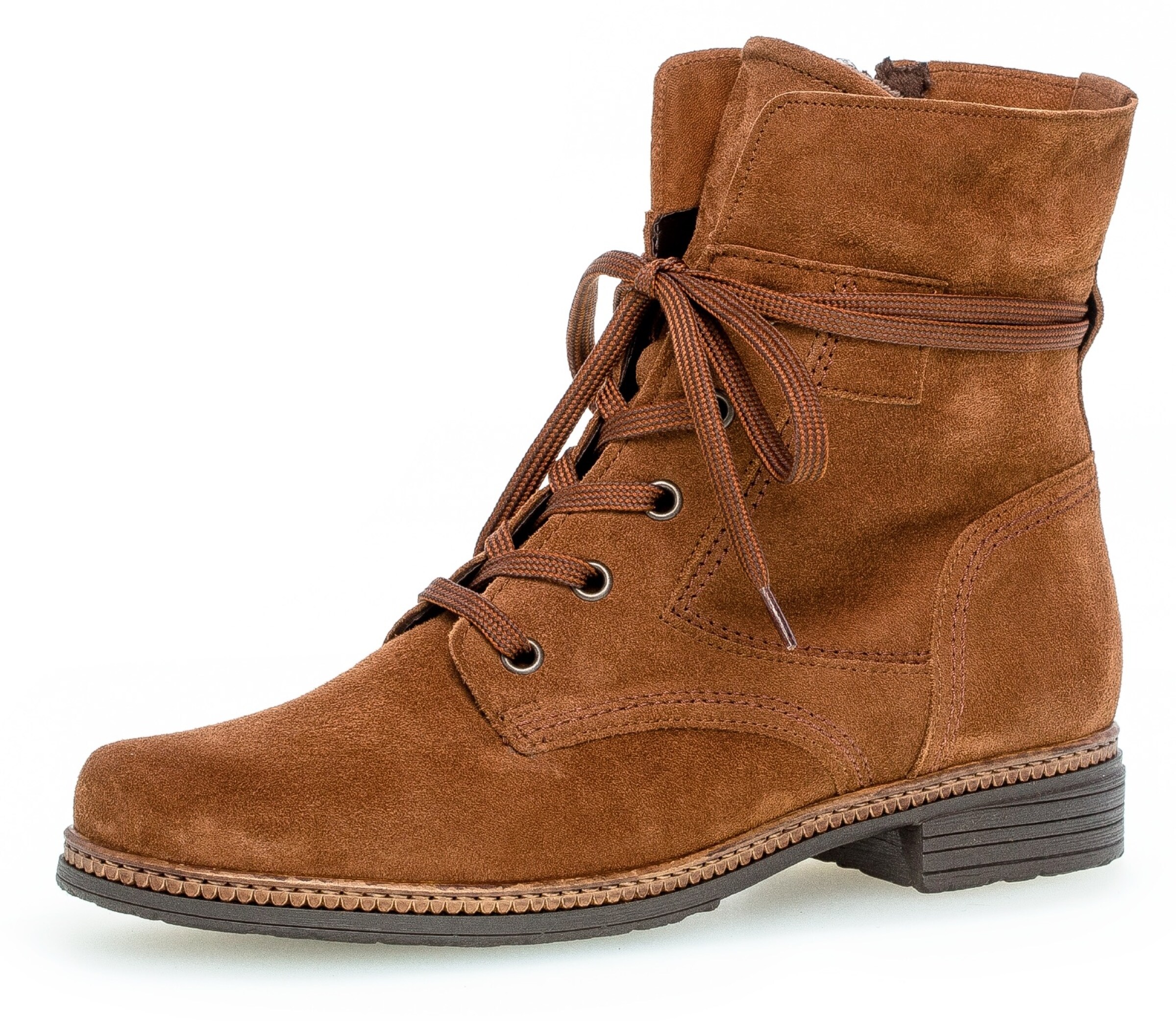 GABOR Schnürstiefelette in Braun: Vorderseite