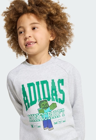 ADIDAS SPORTSWEAR Træningsdragt 'Adidas x Minecraft' i grå
