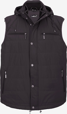 Men Plus Vest in Grey: front