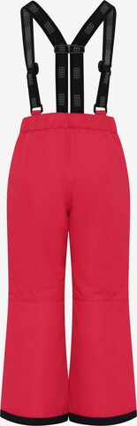 LEGO® kidswear Regular Athletic Pants 'LWPAYTON 701' in Red
