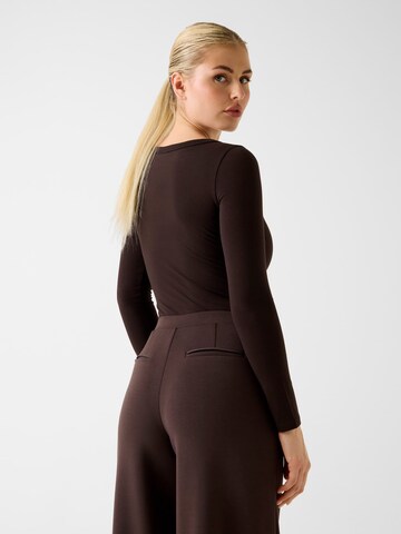 GUESS Shirt Bodysuit in Brown