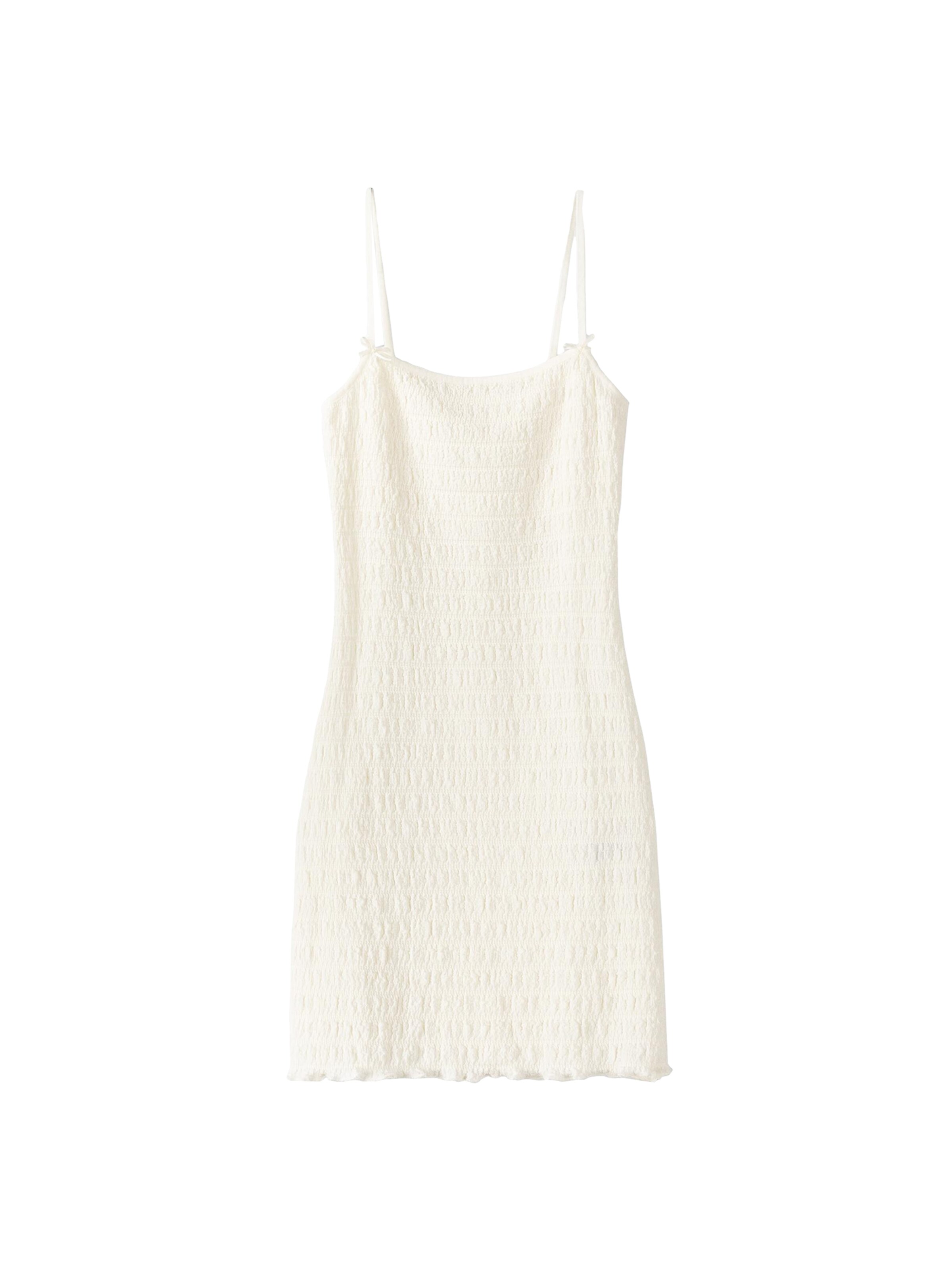 Bershka Letné šaty - Béžová: predná strana