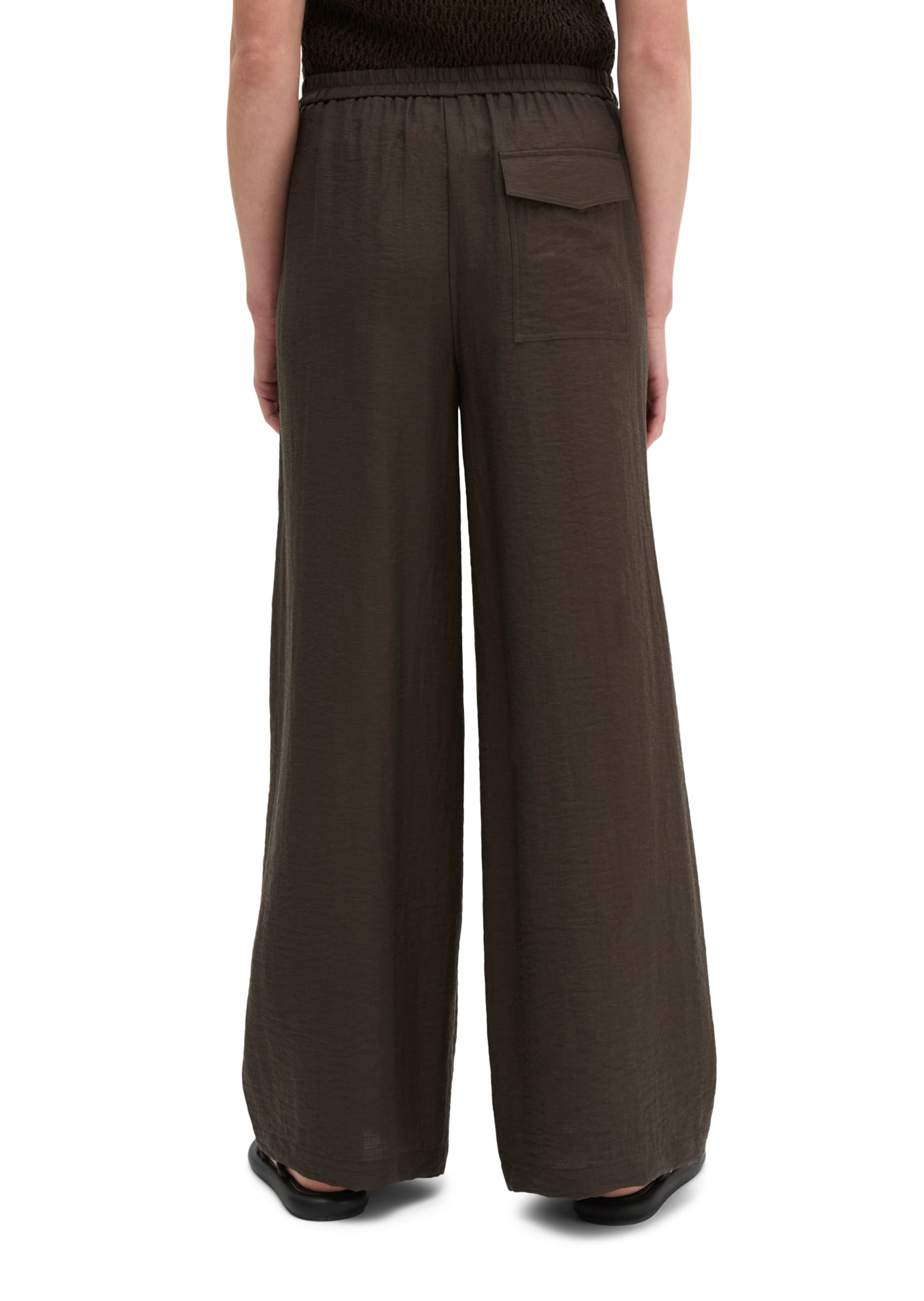 Marc O'Polo Loose fit Trousers in Brown