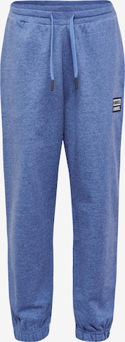 Hummel Regular Pants in Blue: front