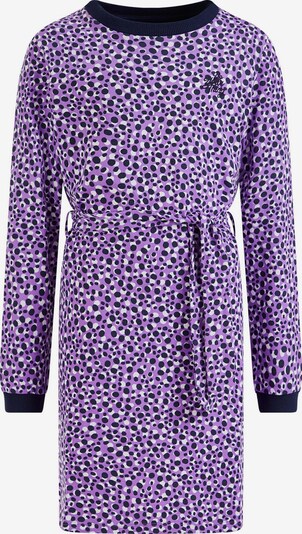 WE Fashion Kjole i mørkeblå / lilla / hvit, Produktvisning