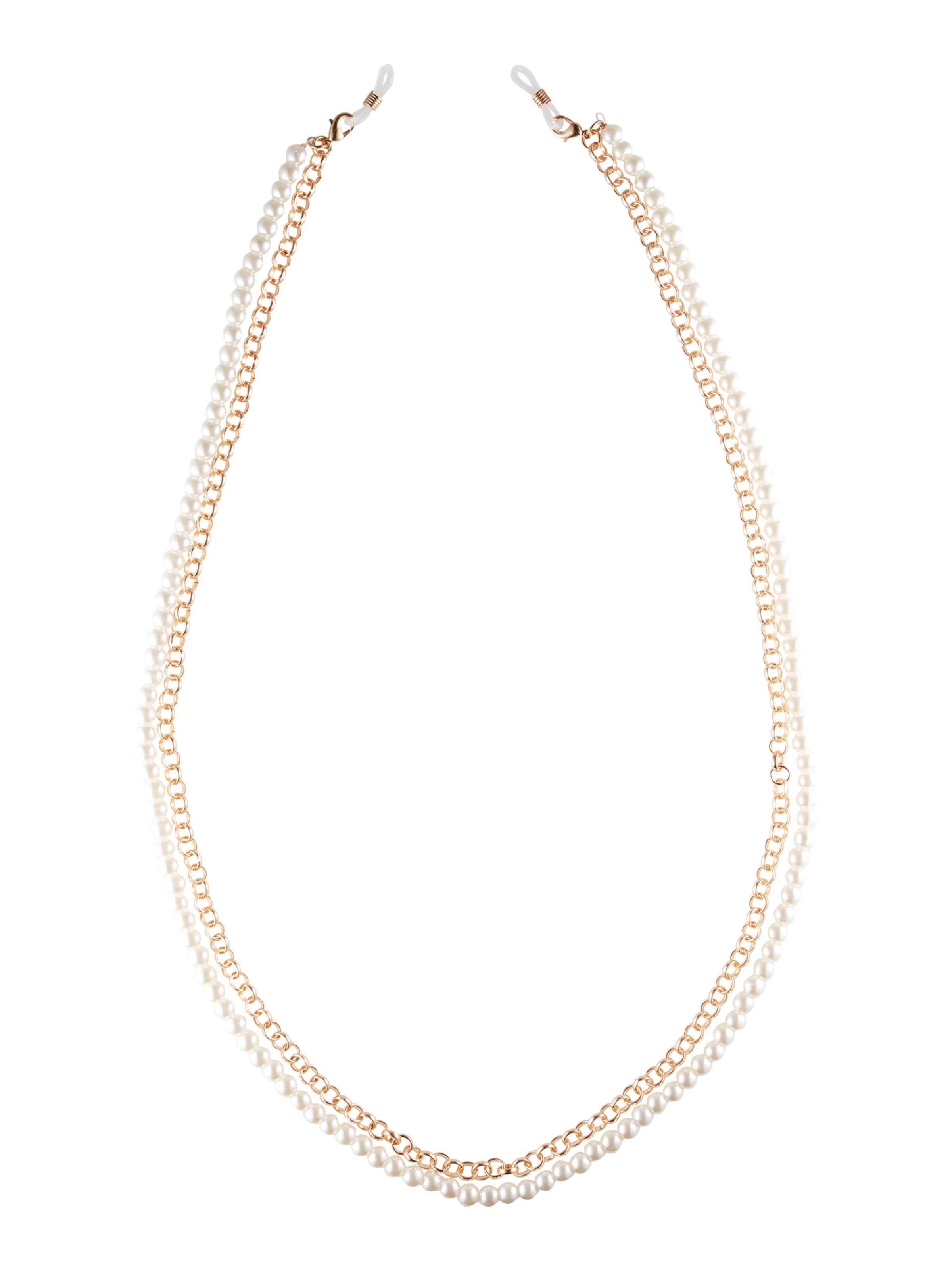 Urban Classics Brillenkette in Gold: Vorderseite