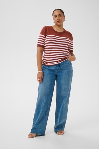 KAFFE CURVE - Pullover 'KClizzy' em castanho