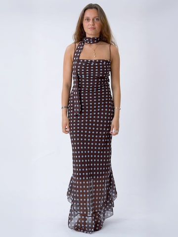 Rochie ' Bellagio ' de la ITS MAY pe albastru: față