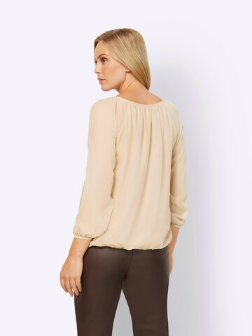 heine Bluse i beige