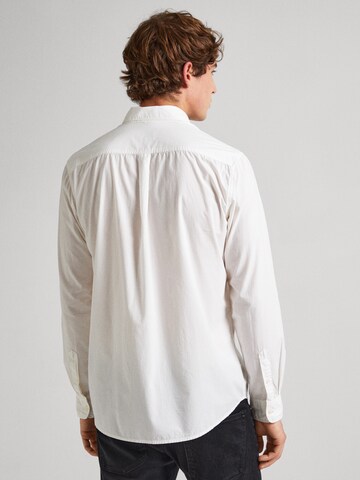 Pepe Jeans Regular fit Button Up Shirt 'Prince' in White