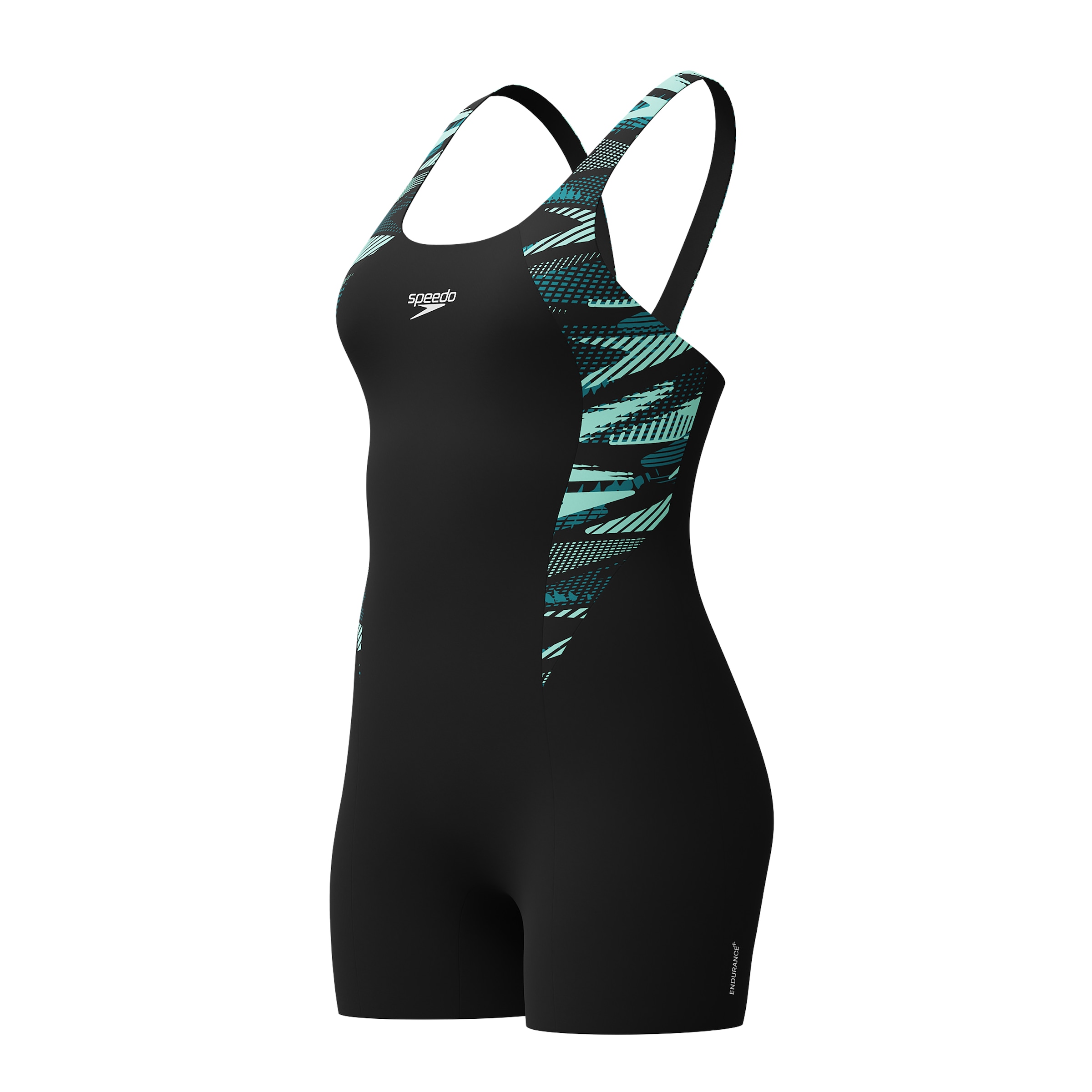 SPEEDO Sportbadeanzug in Schwarz