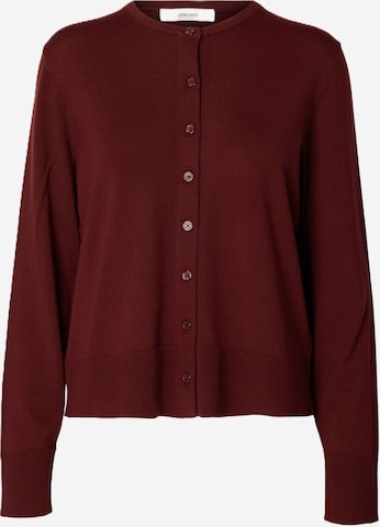 SELECTED - Cárdigan 'SLFThea' en rojo: frente
