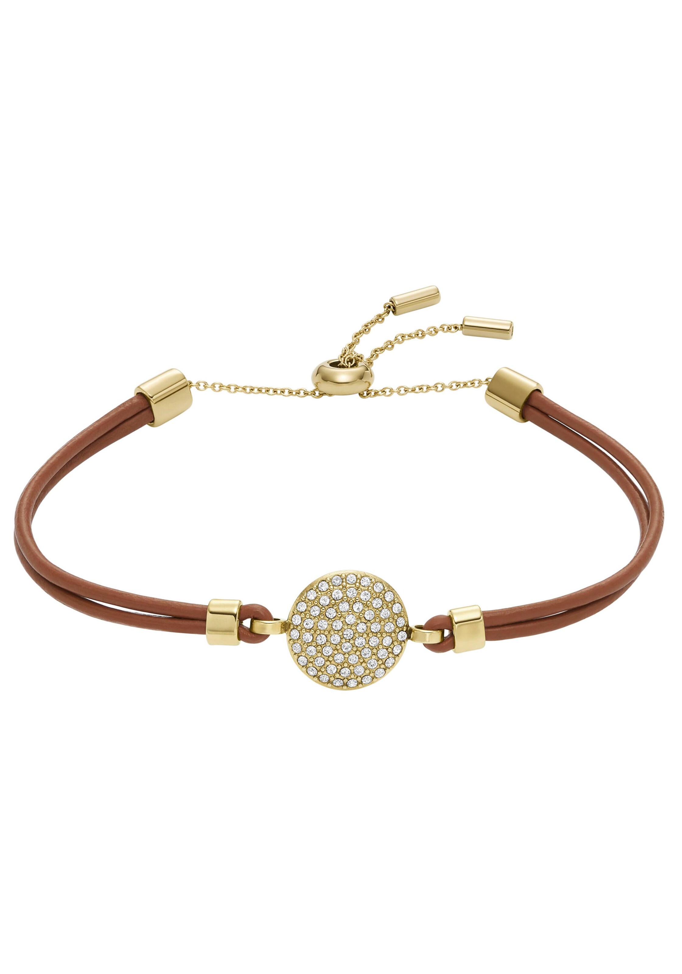 FOSSIL Armband in Braun: Vorderseite