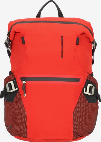 Piquadro Backpack in Red: front