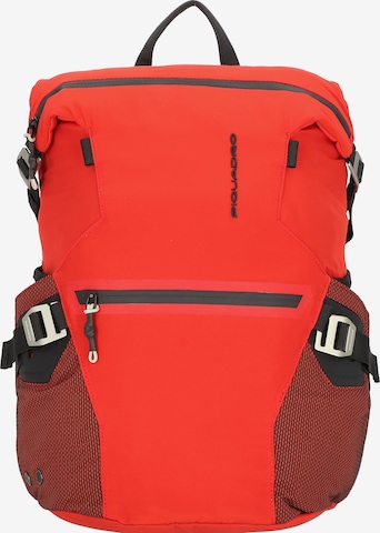 Piquadro Rucksack in Rot: predná strana