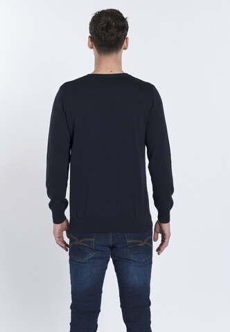 DENIM CULTURE PULLOVER 'TITO' in Blau