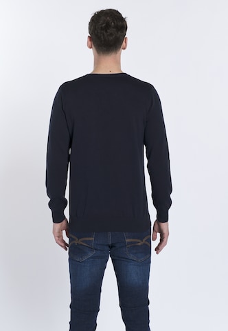 DENIM CULTURE Pullover 'TITO' i blå