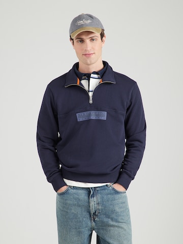 NAPAPIJRI Sweatshirt in Blue: front
