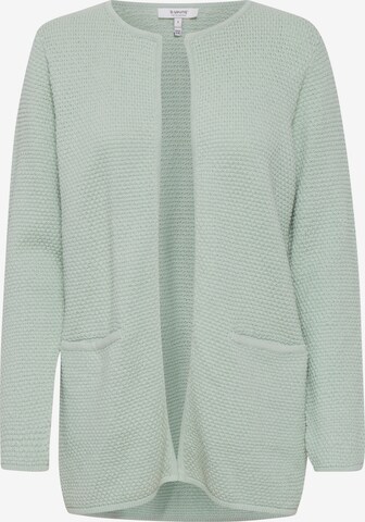 b.young Knit Cardigan 'BYMIKALA' in Green: front