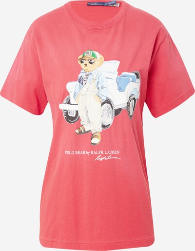 Polo Ralph Lauren Shirts i beige / pastelblå / lys rød / hvid, Produktvisning