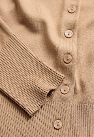 The Set Gebreid vest in Beige