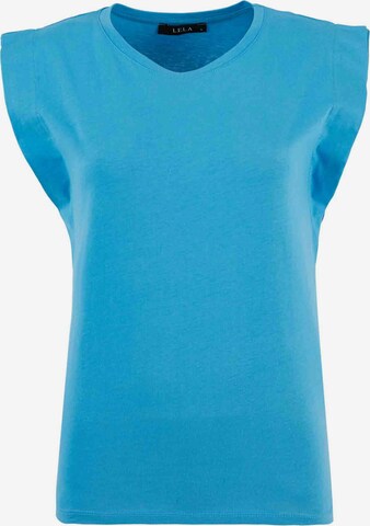 Maglietta di LELA in blu: frontale