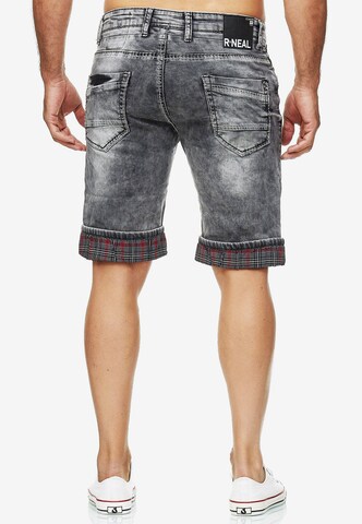 Rusty Neal Regular Jeans-Shorts 'Karsley' in Grau