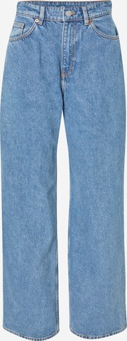 Monki Wide leg Jeans in Blauw: voorkant