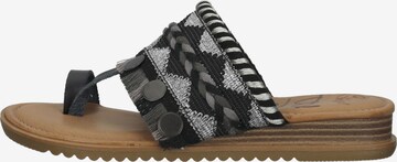 Blowfish Malibu T-Bar Sandals in Grey