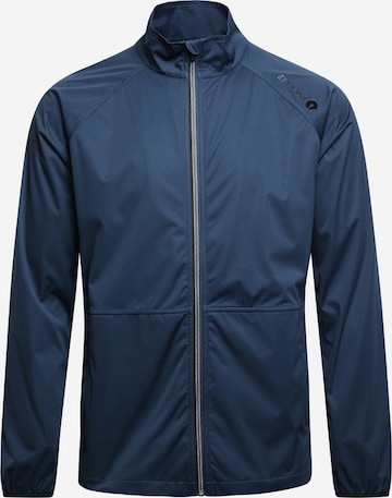 Backtee Performance Jacket in Blue: front