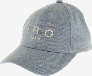 IRO Hat & Cap in One size in Blue: front