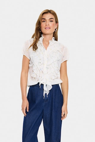 SAINT TROPEZ Blouse 'Lilja ' in Blue: front