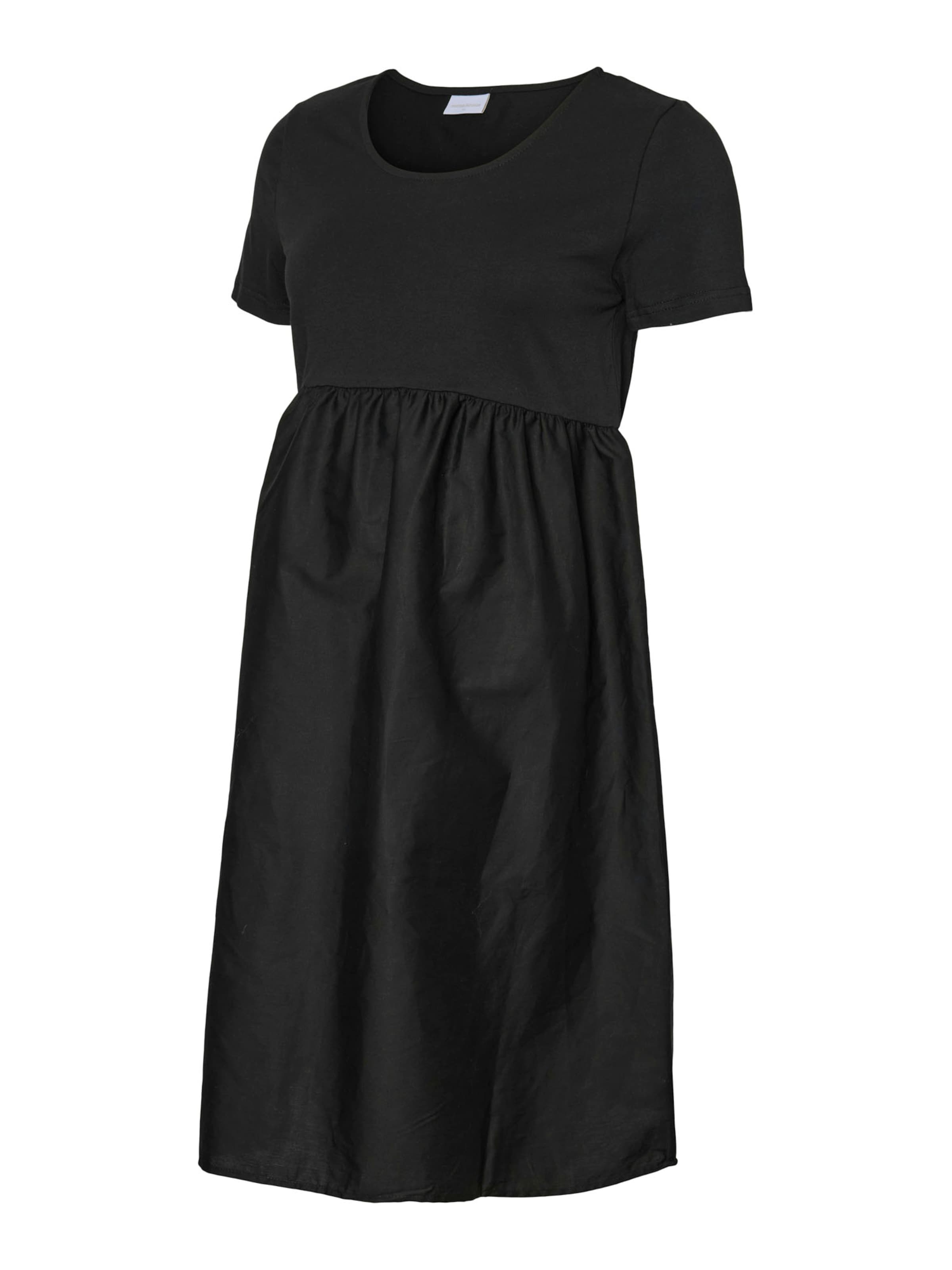Robe 'MLCaro' MAMALICIOUS en noir : devant