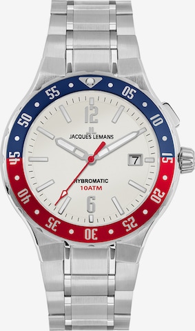 Jacques Lemans Analog Watch in Silver: front