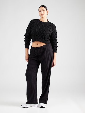 Wide Leg Pantalon 'JENNA' Noisy May Curve en noir